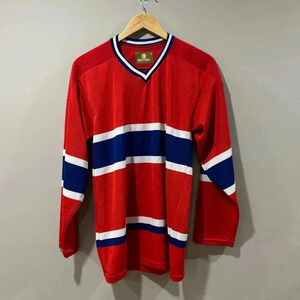 Vintage Montreal Canadiens Blank Winnwell NHL Hockey Jersey